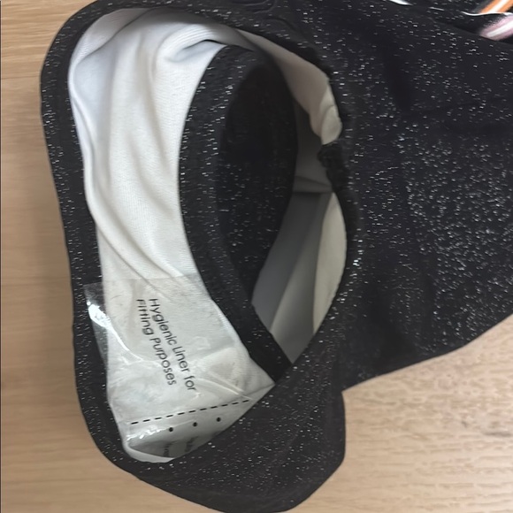 Black Swimsuit with Neon Rainbow Design - Picture 3 of 3